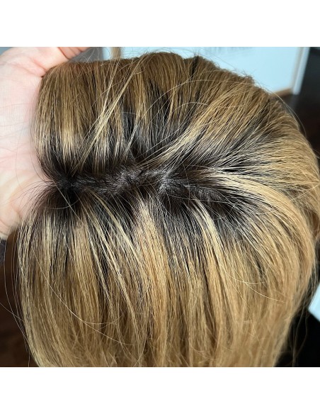 NAYA 02K-40 CM- TOPPER Z WŁOSÓW NATURALNYCH