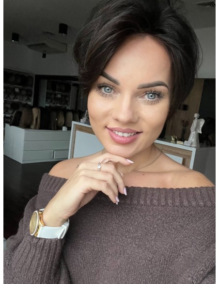 ELII 1B 20 cm-TOPPER Z WŁOSÓW NATURALNYCH