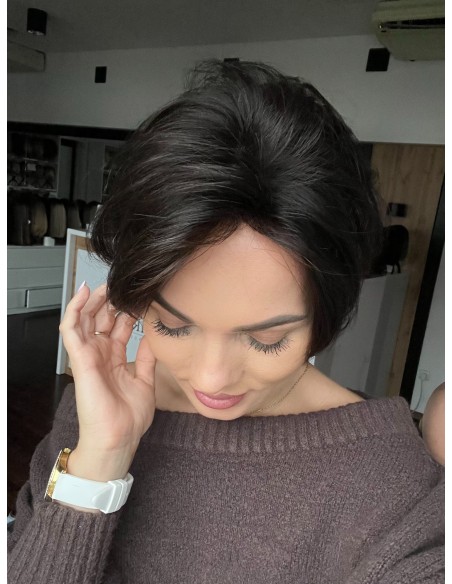 ELII 1B 20 cm-TOPPER Z WŁOSÓW NATURALNYCH