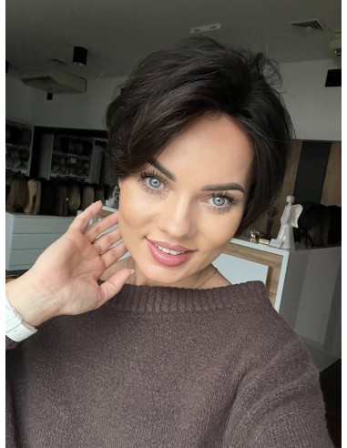 ELII 1B 20 cm-TOPPER Z WŁOSÓW NATURALNYCH