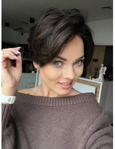 ELII 1B 20 cm-TOPPER Z WŁOSÓW NATURALNYCH