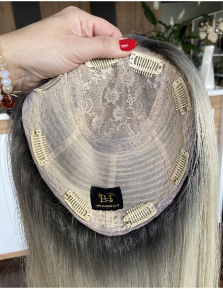 Lili 60 cm-Topper z włosów naturalnych