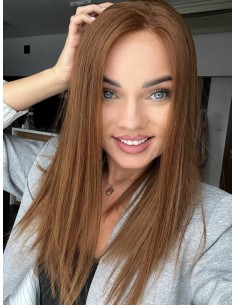 MALWA 45  "LACE FRONT PERUKA Z WŁOSÓW NATURALNYCH  PREMIUM   "S"