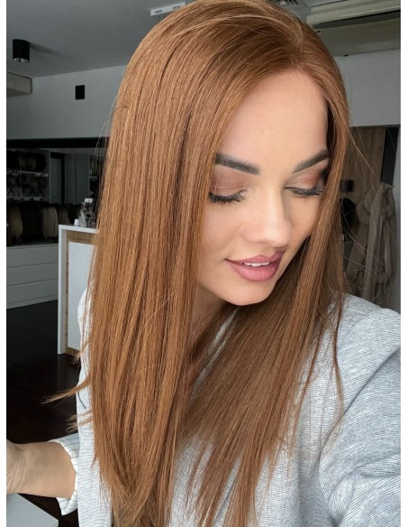 MALWA 45  "LACE FRONT PERUKA Z WŁOSÓW NATURALNYCH  PREMIUM   "S"
