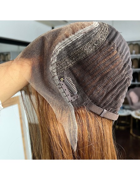 MALWA 45  "LACE FRONT PERUKA Z WŁOSÓW NATURALNYCH  PREMIUM   "S"