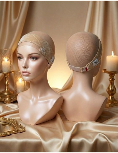 Opaska welurowa pod perukę lace front-beżowa