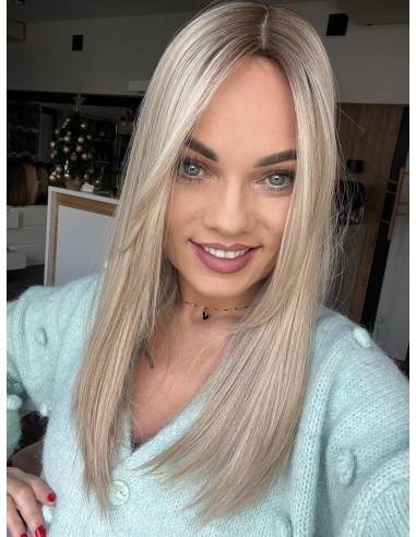 "ANIA  45-50 PREMIUM"-TOPPER Z WŁOSÓW NATURALNYCH