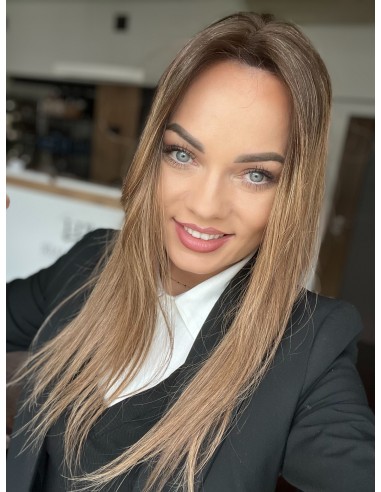 SELENE B8-45CM-TOPPER Z WŁOSÓW NATURALNYCH