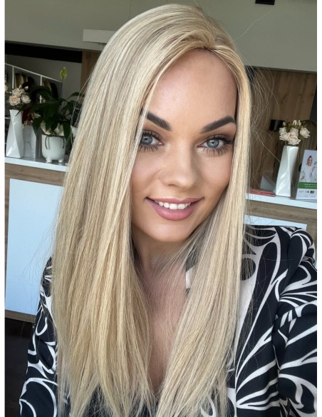 Topper Wilma 45–50 cm – baleyage blond, włosy naturalne
