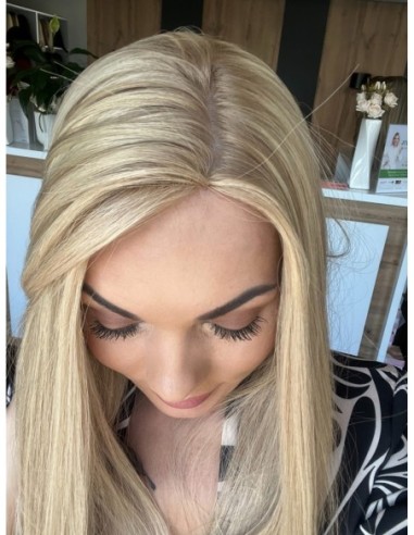 Topper Wilma 45–50 cm – baleyage blond, włosy naturalne
