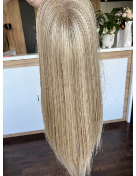Topper Wilma 45–50 cm – baleyage blond, włosy naturalne