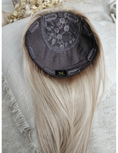 Topper Wilma 45–50 cm – baleyage blond, włosy naturalne