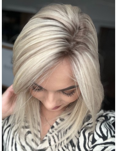 NAYA 01BL-35 CM- TOPPER Z WŁOSÓW NATURALNYCH