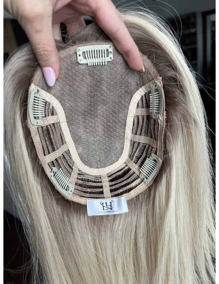 NAYA 01BL-35 CM- TOPPER Z WŁOSÓW NATURALNYCH