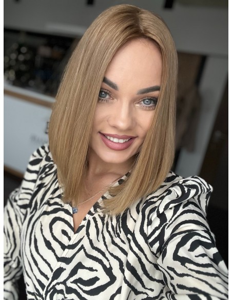 ALICE 35 CM  TOPPER Z WŁOSÓW NATURALNYCH  SŁOWIAŃSKICH