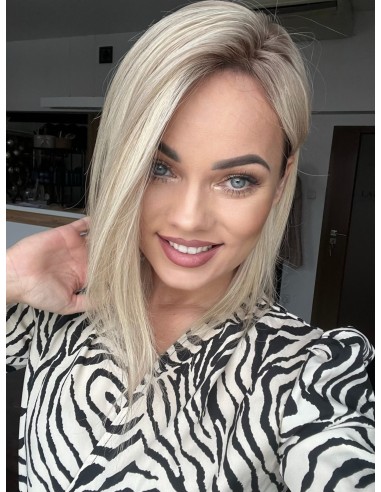 NAYA 01BL-35 CM- TOPPER Z WŁOSÓW NATURALNYCH