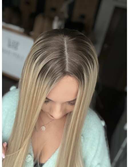 "ANIA 70 CM PREMIUM"-TOPPER Z WŁOSÓW NATURALNYCH