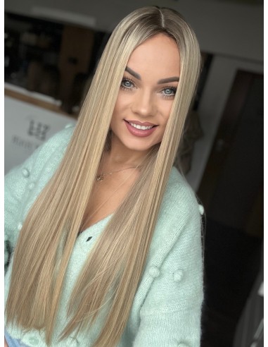 "ANIA 70 CM PREMIUM"-TOPPER Z WŁOSÓW NATURALNYCH