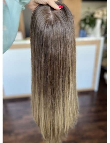 GABI 55-60 CM-DŁUGI TOPPER Z WŁOSÓW NATURALNYCH-PREMIUM