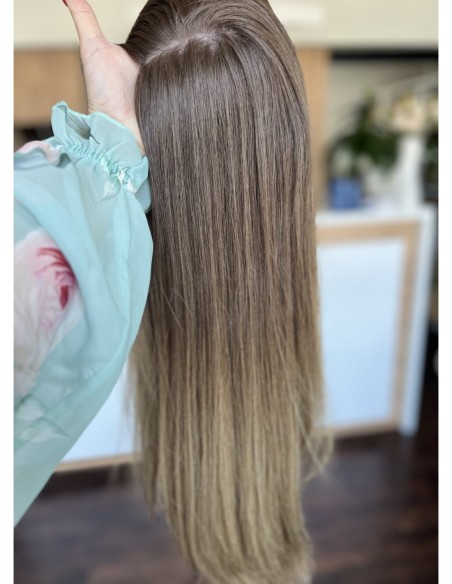 GABI 55-60 CM-DŁUGI TOPPER Z WŁOSÓW NATURALNYCH-PREMIUM