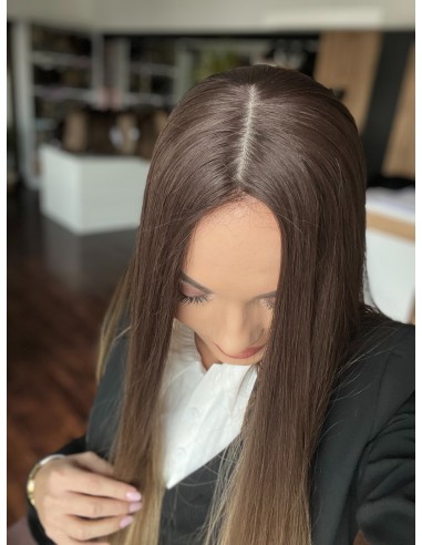 GABI 55-60 CM-DŁUGI TOPPER Z WŁOSÓW NATURALNYCH-PREMIUM