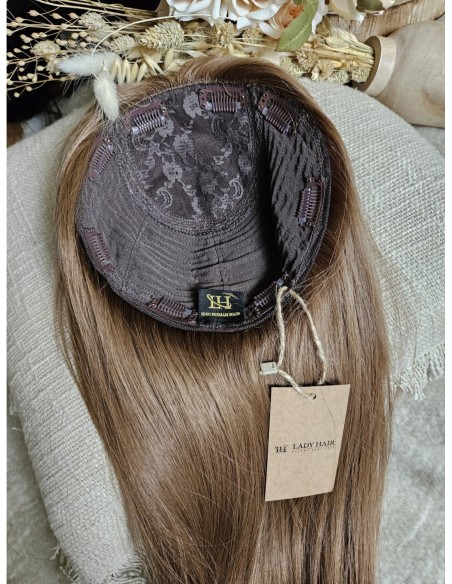 TEA-45GB-DŁUGI  TOPPER Z WŁOSÓW NATURALNYCH