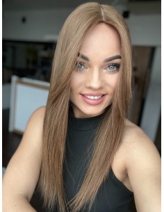 TEA-45GB-DŁUGI  TOPPER Z WŁOSÓW NATURALNYCH