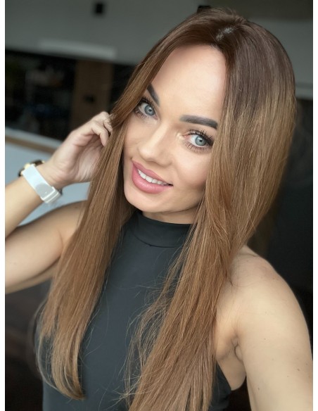 "JUSTI 55 CM" DŁUGI TOPPER Z WŁOSÓW NATURALNYCH