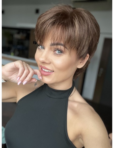 DIANA BR-KRÓTKA PERUKA Z WŁOSÓW NATURALNYCH ROZM.M