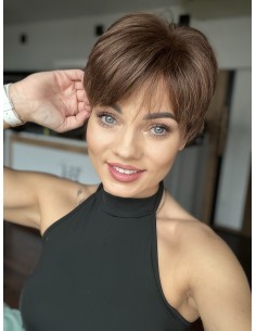 DIANA BR-KRÓTKA PERUKA Z WŁOSÓW NATURALNYCH ROZM.M