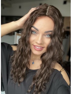 MAYA 45-50 TOPPER Z WŁOSÓW NATURALNYCH  FALOWANYCH