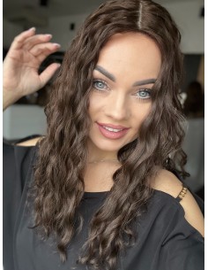 MAYA 45-50 TOPPER Z WŁOSÓW NATURALNYCH  FALOWANYCH 2