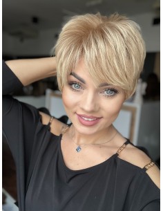 DIANA BL-KRÓTKA PERUKA Z WŁOSÓW NATURALNYCH ROZM.M