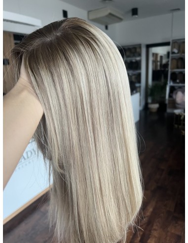 Topper Soa 45 cm – baleyage blond z odrostem, włosy naturalne