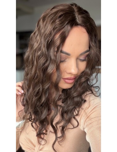MAYA 45-50 TOPPER Z WŁOSÓW NATURALNYCH  FALOWANYCH