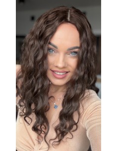 MAYA 45-50 TOPPER Z WŁOSÓW NATURALNYCH  FALOWANYCH