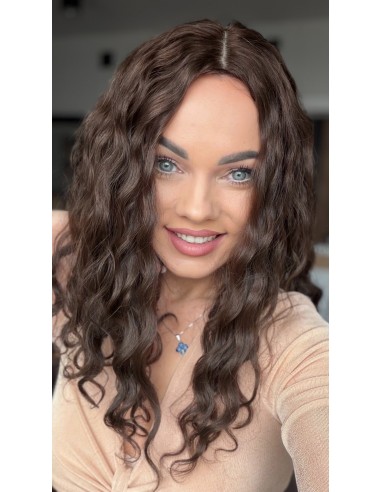 MAYA 45-50 TOPPER Z WŁOSÓW NATURALNYCH  FALOWANYCH