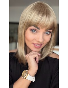 Fuchsia Ash Blond-Peruka z włosów syntetycznych NAH