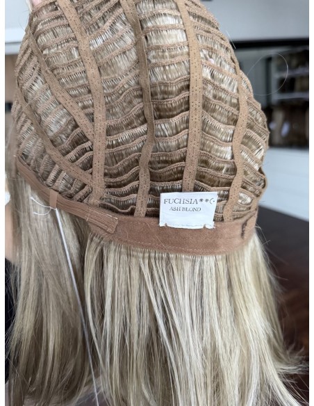 Fuchsia Ash Blond-Peruka z włosów syntetycznych NAH