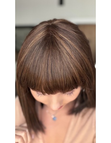 Fuchsia Golden Chocolate-Peruka z włosów syntetycznych NAH