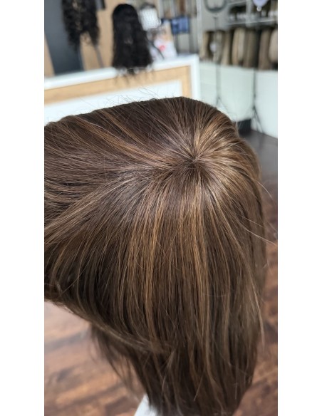 Fuchsia Golden Chocolate-Peruka z włosów syntetycznych NAH