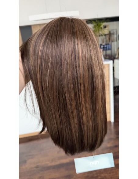 Fuchsia Golden Chocolate-Peruka z włosów syntetycznych NAH