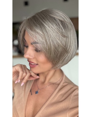 Emerald Arctic Grey Golden Chocolate-Peruka z włosów syntetycznych NAH