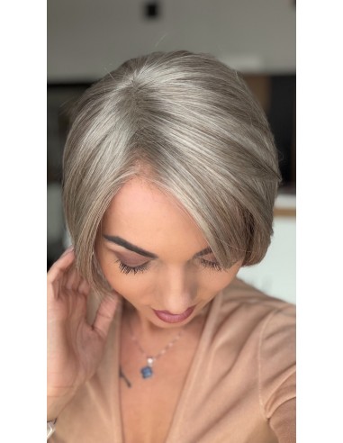 Emerald Arctic Grey Golden Chocolate-Peruka z włosów syntetycznych NAH