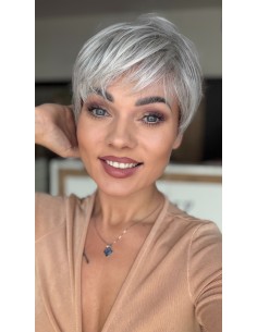 Mira Salt Pepper-Peruka z włosów syntetycznych NAH