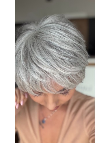 Mira Salt Pepper-Peruka z włosów syntetycznych NAH