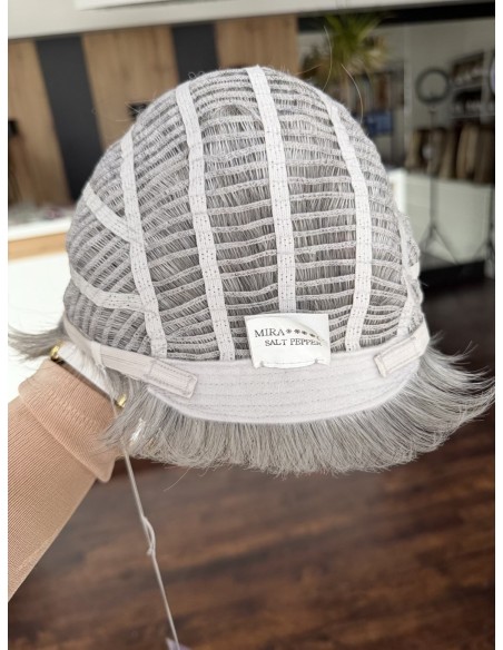 Mira Salt Pepper-Peruka z włosów syntetycznych NAH