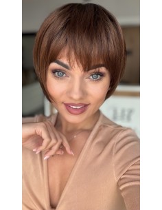 Veronica Light Chocolate-Peruka z włosów syntetycznych NAH
