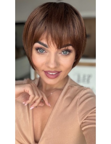 Veronica Light Chocolate-Peruka z włosów syntetycznych NAH