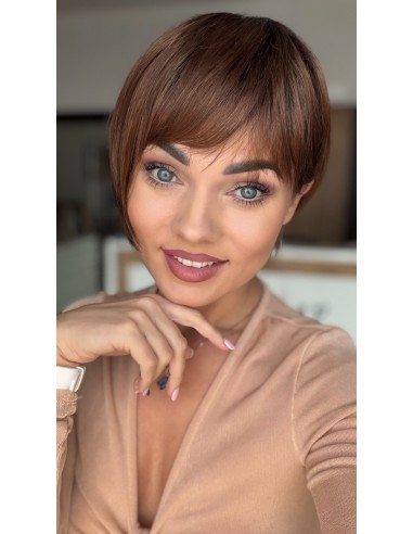Veronica Light Chocolate-Peruka z włosów syntetycznych NAH